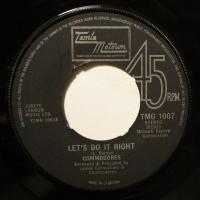 Commodores - Let\'s Do It Right (7")