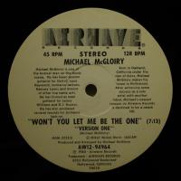 Michael McGloiry Won't You Let Me Be The One (12")