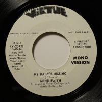 Gene Faith My Baby's Missing (7")