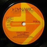 Barry Biggs Didn't I (7")