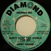 Bert Dache Don't Stop The World For Me (7")
