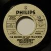John Gregory - The Streets Of San Francisco (7")