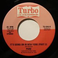 Pure - It\'s Going On In New York (7")