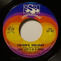 Peggy Scott & Jo Jo Benson Lover's Holiday (7")