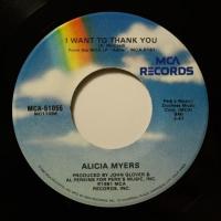 Alicia Myers - I Want To Thank You (7")