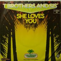 T Brothers And Sis She Loves You (7")