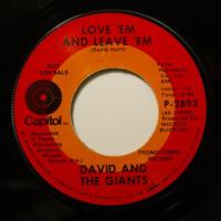 David & The Giants - Love \'Em And Leave \'Em (7") 