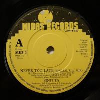 Sinitta Never Too Late (7")