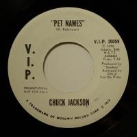 Chuck Jackson Pet Names (7")