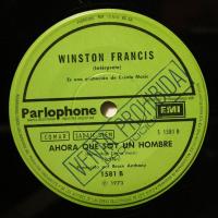 Winston Francis - Now That I\'m A Man (7")