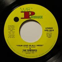 The Temprees - Your Love Is All I Need (7")