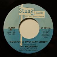 The Moments - Love On A Two-Way Street (7")