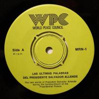 World Peace Counsil - Salvador Allende (7")